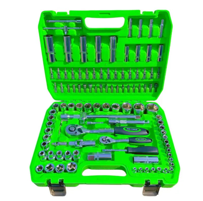 108pc 1/4″ & 1/2″ Dr Metric Sockets, Ratchets & Bits DS1033