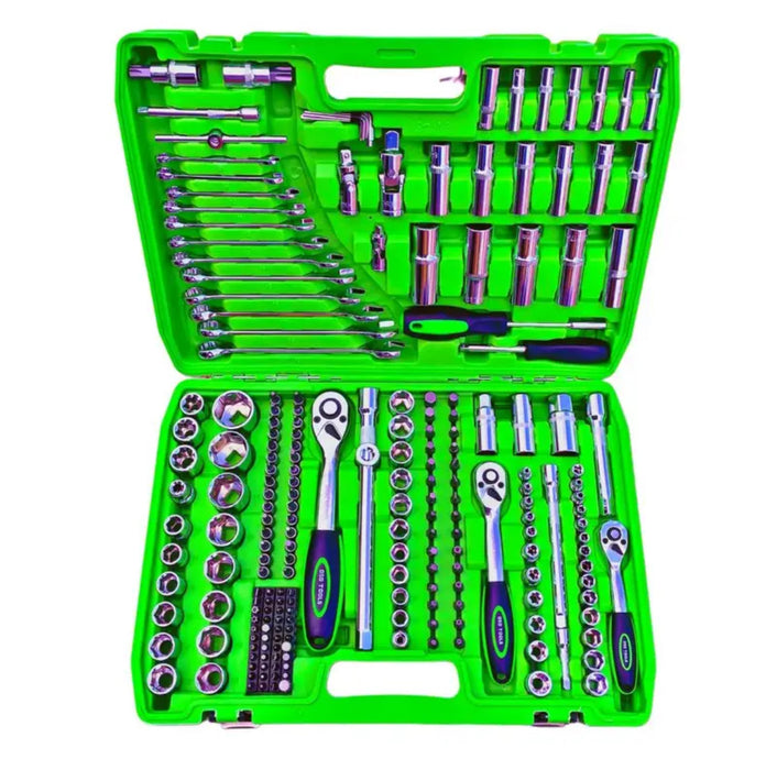 216pc 1/4″ 3/8″ 1/2″ DR Metric Socket Set DS1035