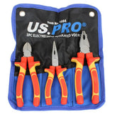 3PC ELECTRICIANS INSULATED VDE PLIERS 1684