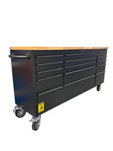 US SNAP MAC 72in Matt Black 15 Drawer Work Bench Tool Chest Cabinet