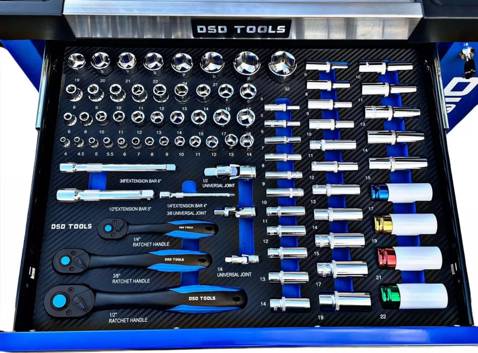 7 Drawer Tool Chest Complete With 399PC Tools