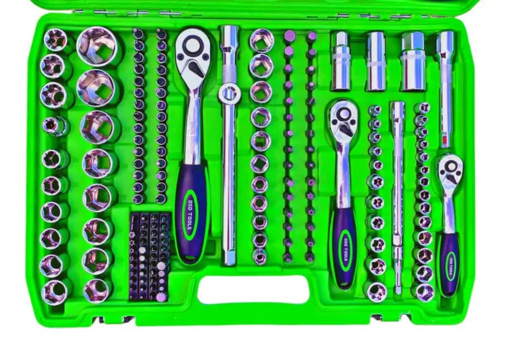 216pc 1/4″ 3/8″ 1/2″ DR Metric Socket Set DS1035
