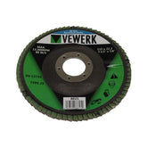 A80T29 FLAP DISCS 80 GRIT OXIDE - PACK 10 (115X22.2)