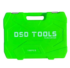 108pc 1/4″ & 1/2″ Dr Metric Sockets, Ratchets & Bits DS1033