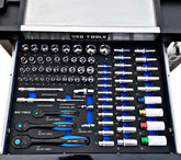 DSD 7 Drawer Tool Chest 399pc Tool Set - Racing Silver