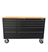 US SNAP MAC 55in Matt Black 10 Drawer Work Bench Tool Box Chest Cabinet