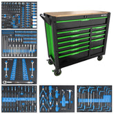 DSD TOOLS 12 Drawers Caster Mounted Roller Tool Chest Cabinet DS1830