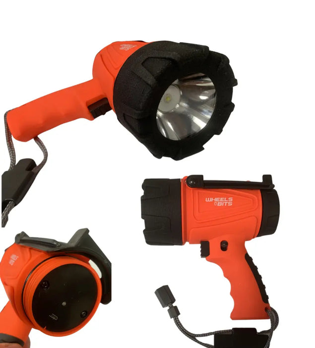 LED Rechargeable Lamp Torch Light 10 Watt 1000 Lumens Spot Search Light Cordless