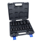 16PC 1/2" DR 6PT EUROPEAN IMPACT SOCKETS 1340