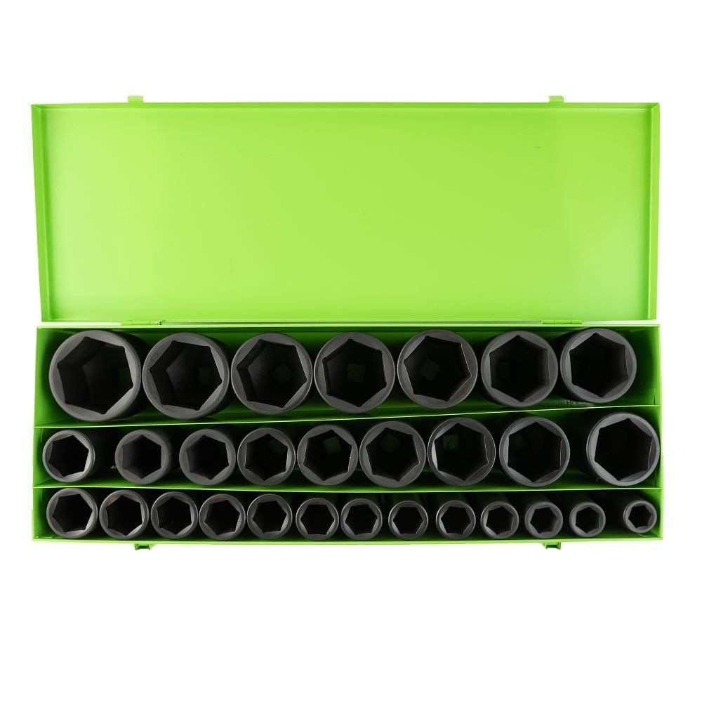 29PC 3/4″ DR 6PT DEEP IMPACT SOCKET SET DS1105