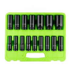 16PC 1/2″ DR 12PT EUROPEAN IMPACT SOCKETS DS2007