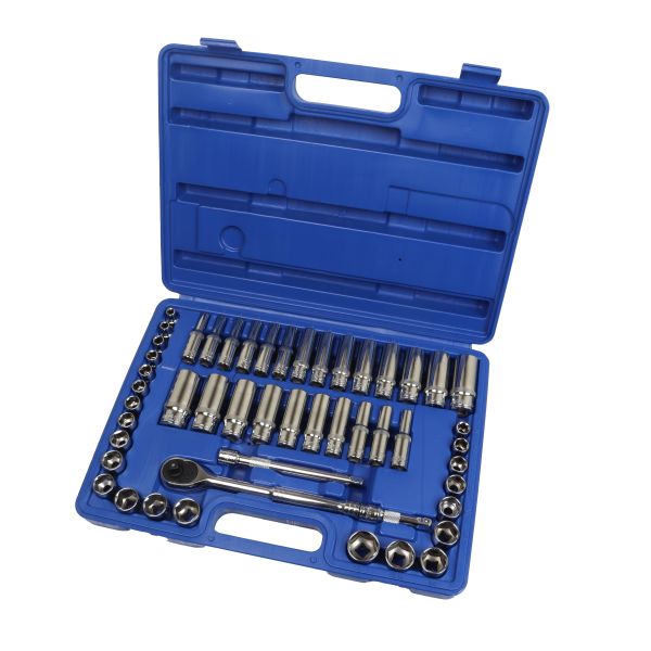 50PC 3/8" DR 6PT SOCKET SET METRIC / AF 1370