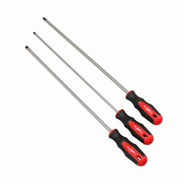 3PC US PRO EXTRA LONG SCREWDRIVER SET 500MM 1527