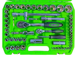 108pc 1/4″ & 1/2″ Dr Metric Sockets, Ratchets & Bits DS1033