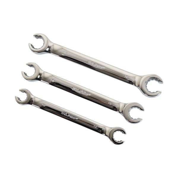 7 PC METRIC 12PT FLARE NUT WRENCH SET 8-24MM 2044