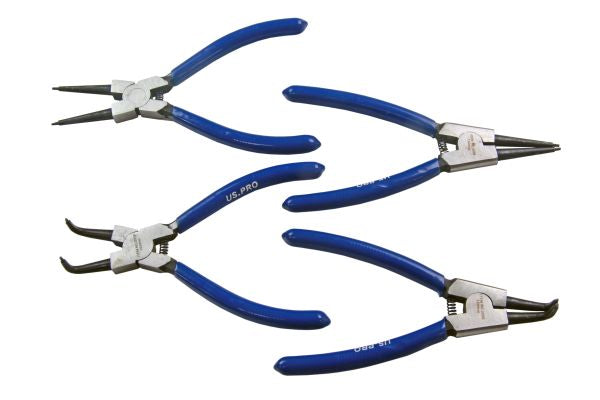 4PC 6 " CIRCLIP PLIERS SET IN ZIP POUCH 2059