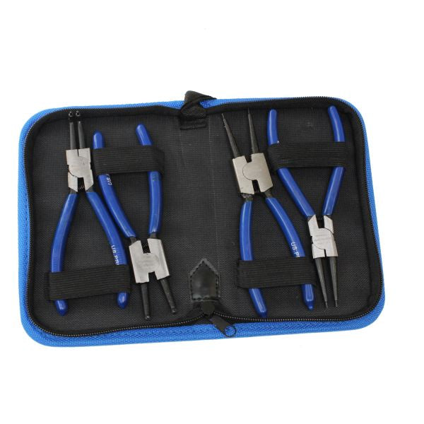 4PC 6 " CIRCLIP PLIERS SET IN ZIP POUCH 2059