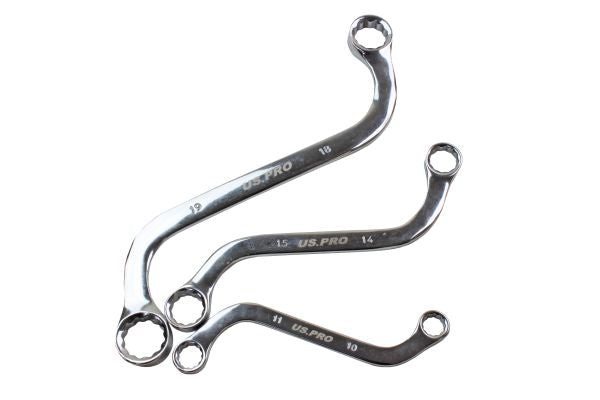 5PC METRIC S SHAPED WRENCH SET 10-19MM 2203