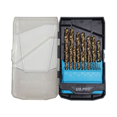 19PC HSS COBALT METRIC DRILL BIT SET 2643
