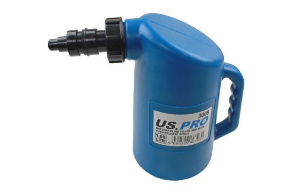 BATTERY FLUID FILLER JUG WITH PUSH RELEASE SPOUT 3009