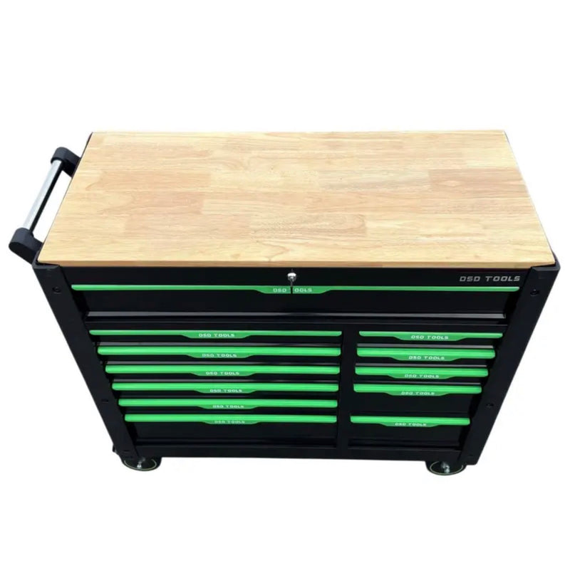 DSD TOOLS 12 Drawers Caster Mounted Roller Tool Chest Cabinet DS1829