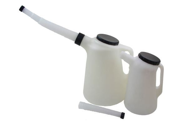 2PC MEASURING JUG SET WITH LIDS AND SPOUTS 3245