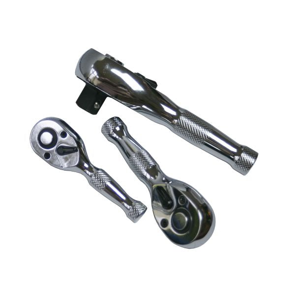 3PC STUBBY RATCHET HANDLE SET - US PRO 4129