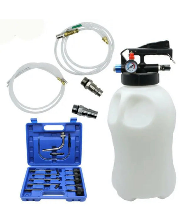 10Litre Pneumatic Transmission Oil Filling Refill Pump Fluid Tool With Adaptor Kit