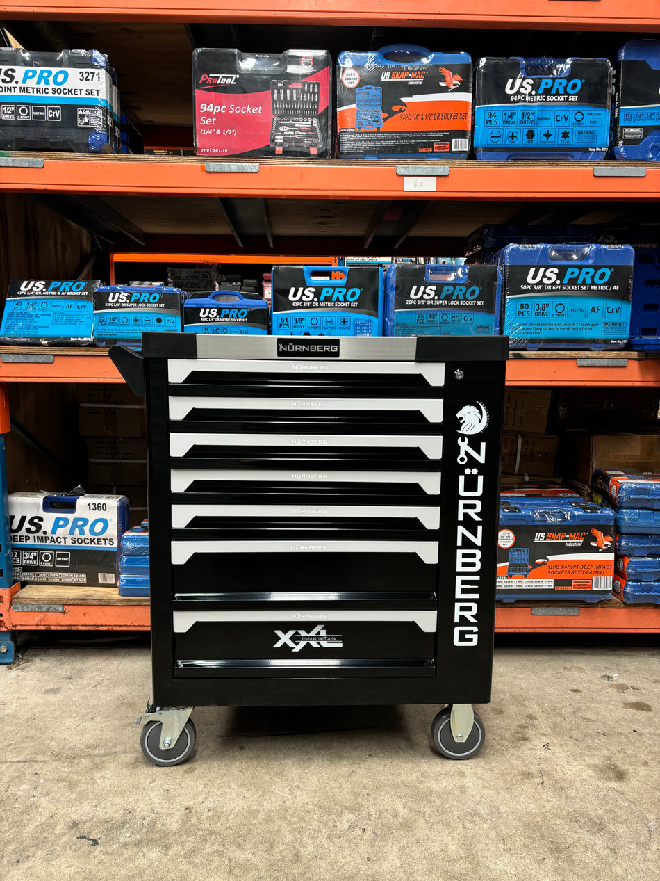 7 DRAWER TOOLBOX WITH 399PC FILLED WITH TOOLS