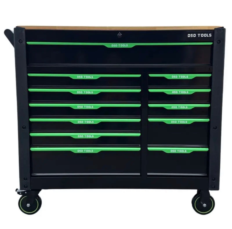 DSD TOOLS 12 Drawers Caster Mounted Roller Tool Chest Cabinet DS1829