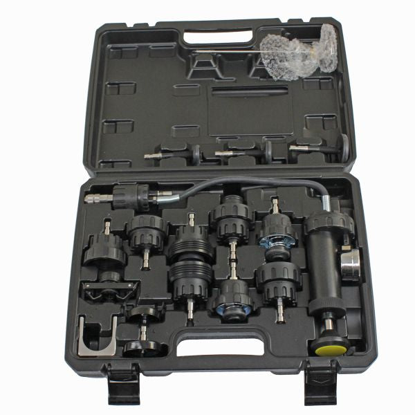 18PC COOLANT SYSTEM PRESSURE TESTER KIT