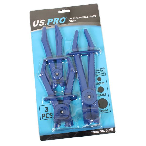 3PC ANGLED HOSE CLAMP PLIERS 5865