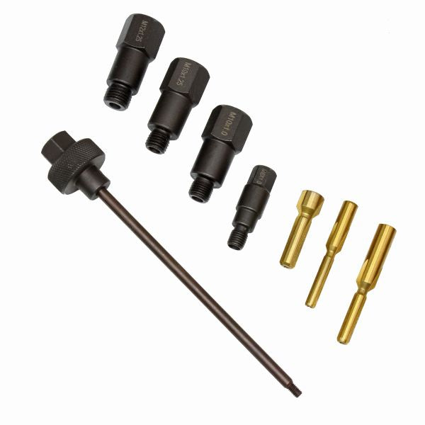 9PC GLOW PLUG BORE REAMER AND CLEANER SET