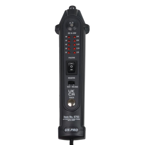 AUTOMOTIVE POWER PROBE WITH LIGHT 2 - 24V DC 6793 – W-Tools Direct