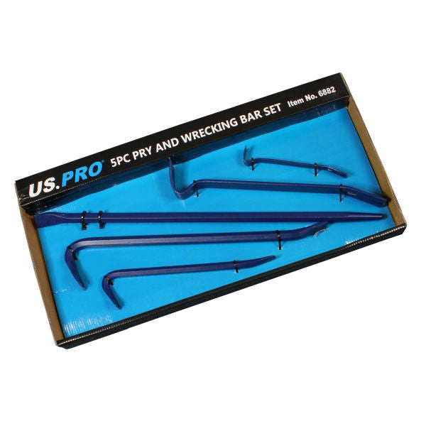 5PC PRY AND WRECKING BAR SET 6882