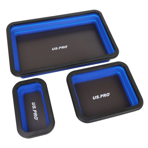 COLLAPSIBLE MAGNETIC PARTS TRAY - SET OF 3 6892