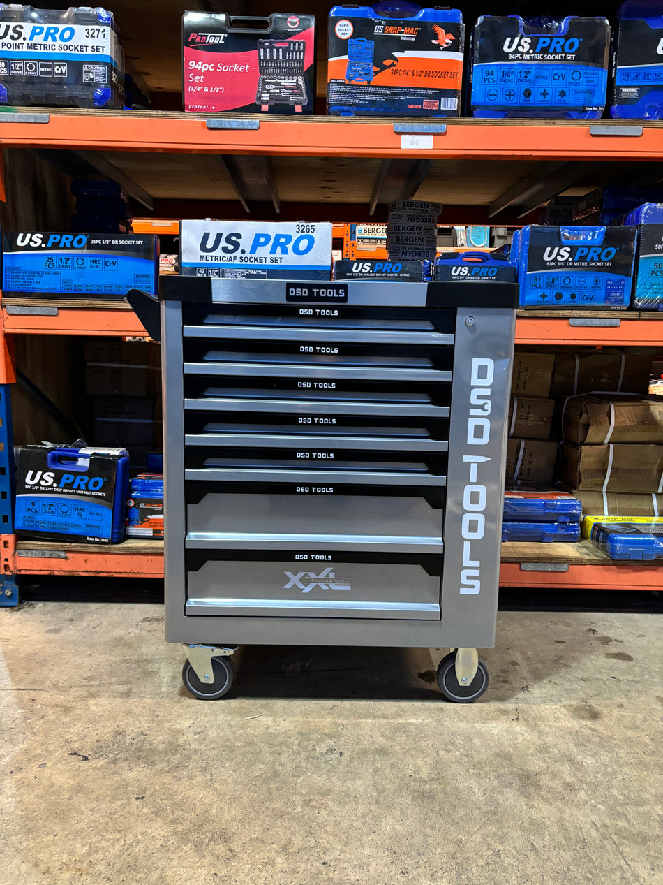 7 DRAWER TOOLBOX WITH 399PC FILLED WITH TOOLS