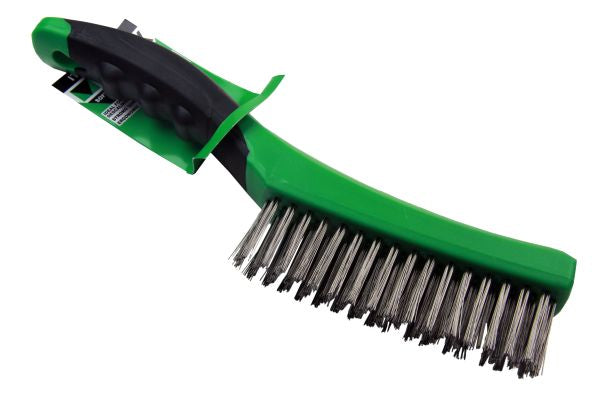 SOFT GRIP STAINLESS STEEL WIRE BRUSH 260MM