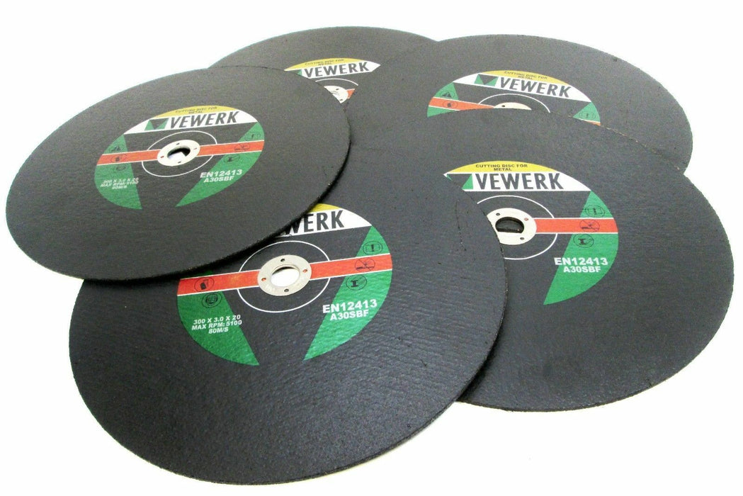 300 X 3.0 X 20MM METAL CUTTING DISCS 25 PACK