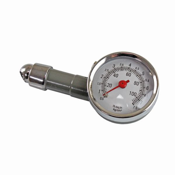 COMPACT TYRE PRESSURE GAUGE 7-100 PSI