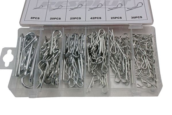 150PC ASSORTED RETAINING PINS R TYPE