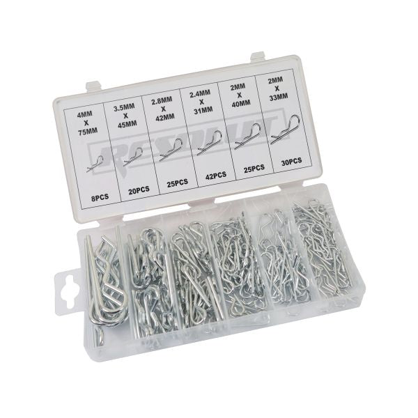 150PC ASSORTED RETAINING PINS R TYPE — W-Tools Direct