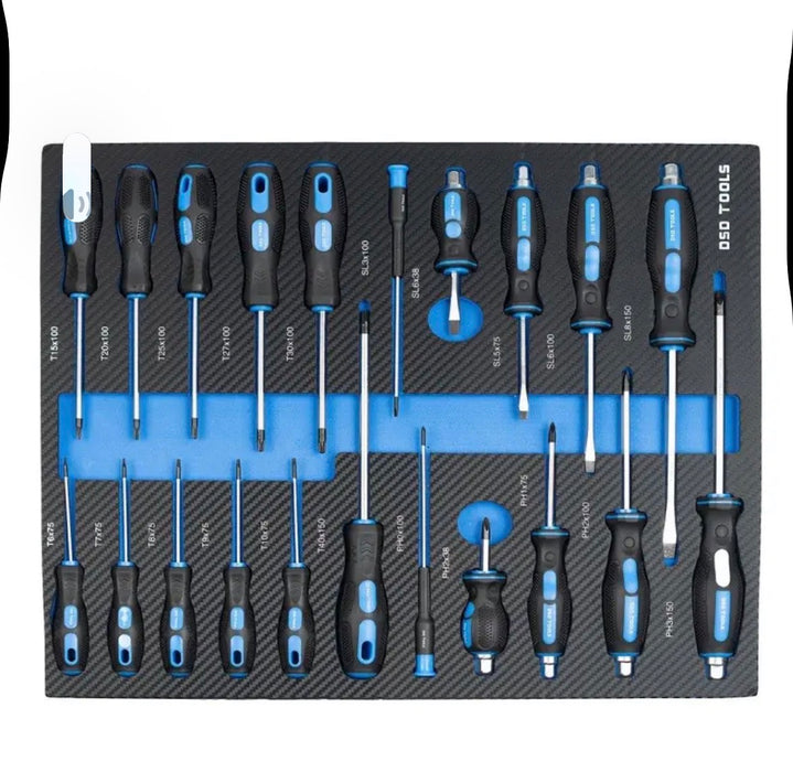 DSD TOOLS 12 Drawers Caster Mounted Roller Tool Chest Cabinet DS1830