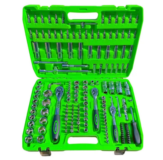 172pc 1/4″ 3/8″ 1/2″ Socket Set With Ratchet Sockets DS1034