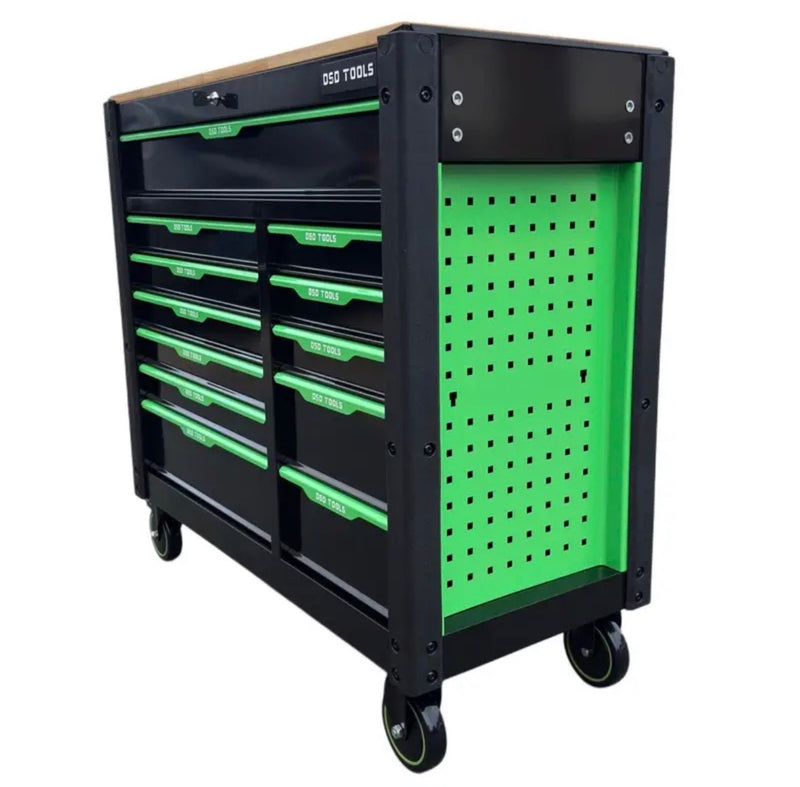 DSD TOOLS 12 Drawers Caster Mounted Roller Tool Chest Cabinet DS1829