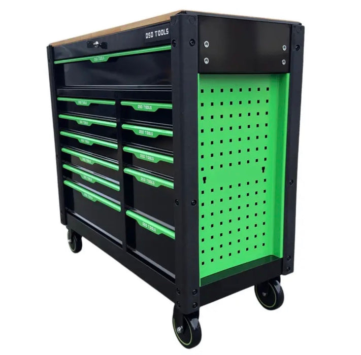 DSD TOOLS 12 Drawers Caster Mounted Roller Tool Chest Cabinet DS1829