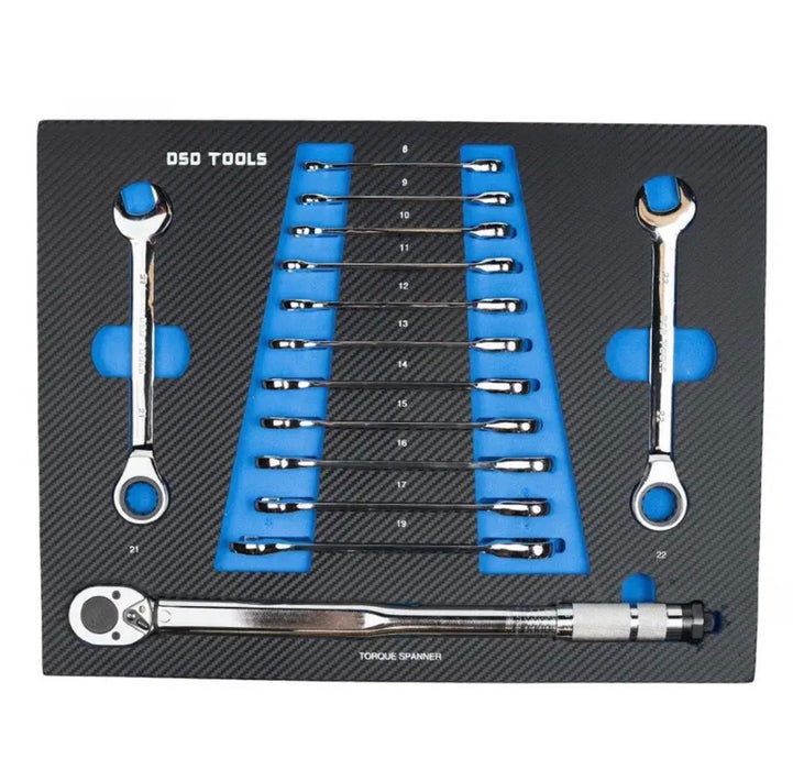 DSD TOOLS 12 Drawers Caster Mounted Roller Tool Chest Cabinet DS1830