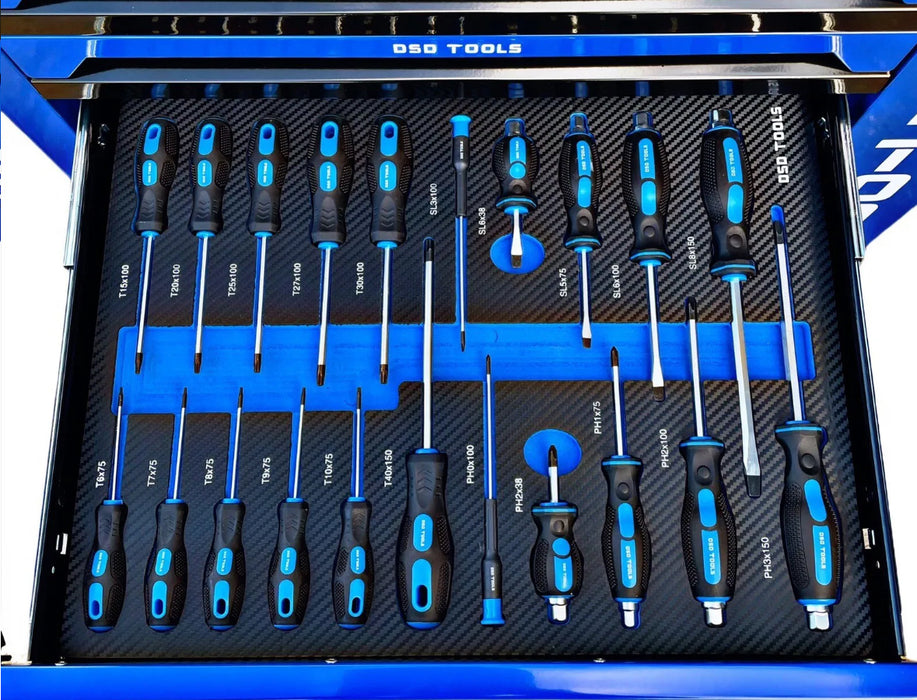 7 Drawer Tool Chest Complete With 399PC Tools