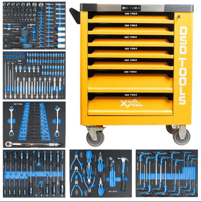 7 Drawer Tool Chest Complete With 399PC Tools