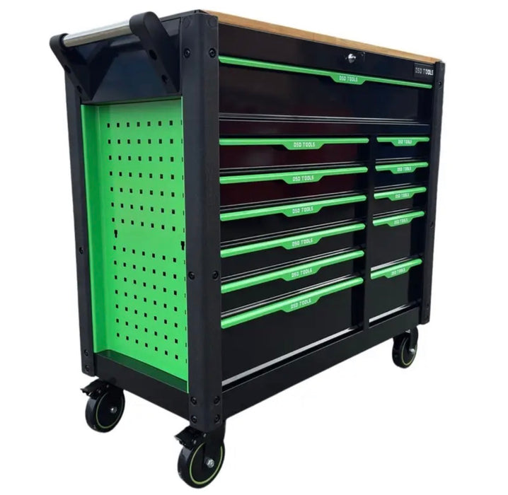 DSD TOOLS 12 Drawers Caster Mounted Roller Tool Chest Cabinet DS1830